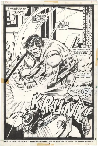 Iron Man #59 p5 (Splash)