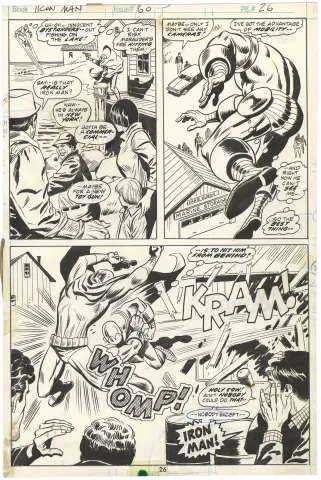 Iron Man #60 p26 (Half Splash)