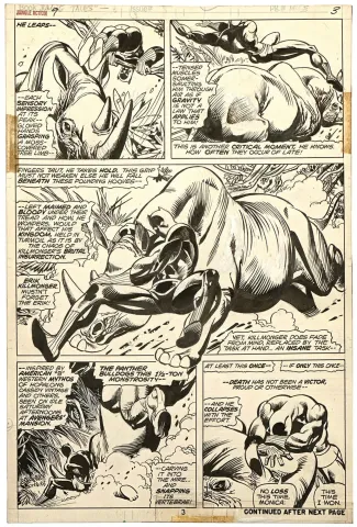 Jungle Action #9 p3 (Rhino Battle)