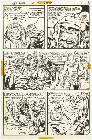 Jack Kirby | Kamandi #5 p7 (Flower First Appearance) | Nostalgic Investments