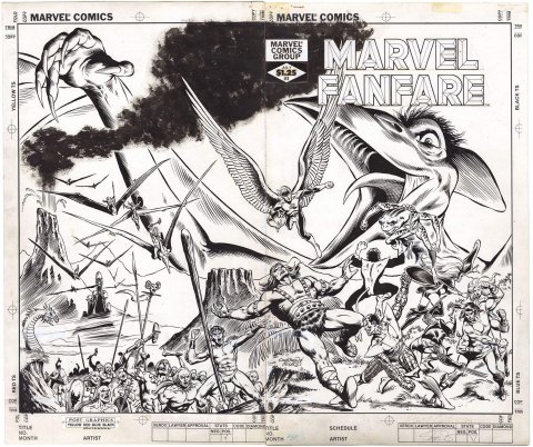 Marvel Fanfare #3 Cover (Double-Cover)