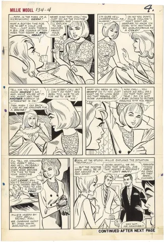 Millie the Model #134 p4 (Large Art)