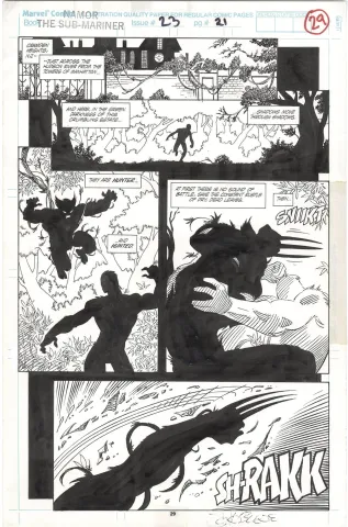 Namor the Sub-Mariner #23 p29 (Signed)