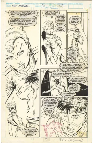 New Mutants #91 p27 (Cable)