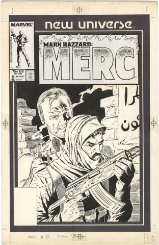 Mark Hazzard: Merc #8 Cover (Looks like Punisher)