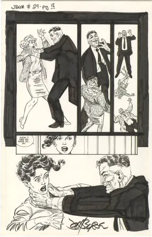John Byrne’s Next Men #29 p18 (Signed)