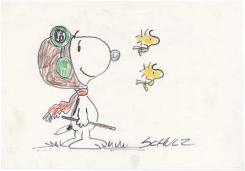 Snoopy, Color Piece (1970s)