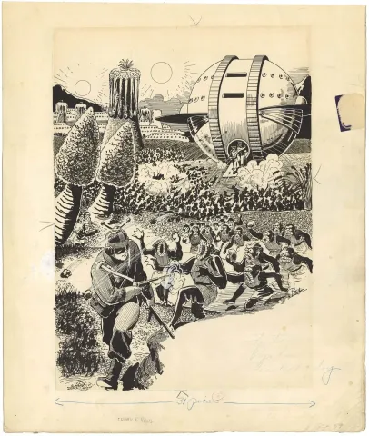 Pulp Magazine Illustration