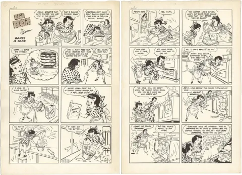 Sad Sack #1 p24-25 (First Appearance- Li’l Dot)