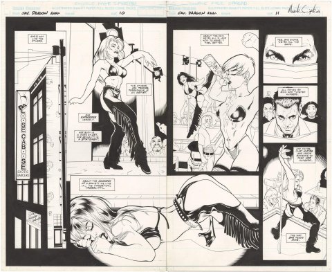 Savage Dragon Sex and Violence #1 p10-11 (Signed)