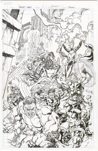 Secret Wars #1 Cover