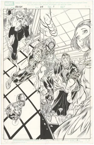 Sensational Spider-Man #25 p1 (Splash) (Black Cat)