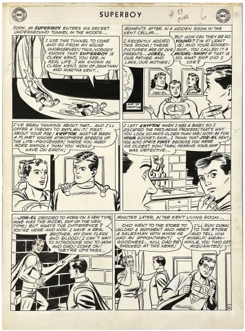 Superboy #89 p6 (1st Mon-El)