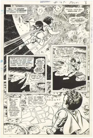 Superboy #167 p7 (Super Baby)