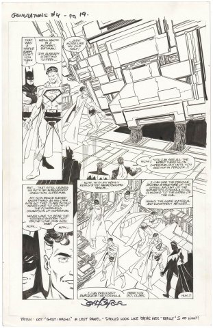 Superman and Batman: Generations #4 p19 (Signed)