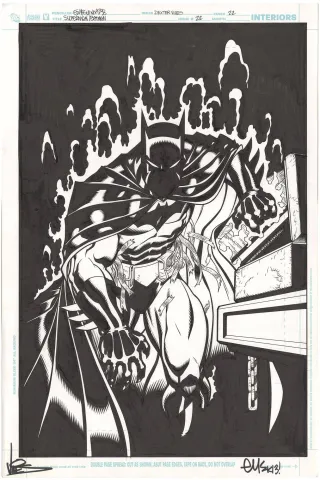 Superman/Batman #22 p22 (Splash) (Signed)