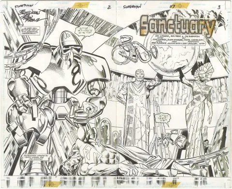 Superman #117 p2+3 (Double Spread)