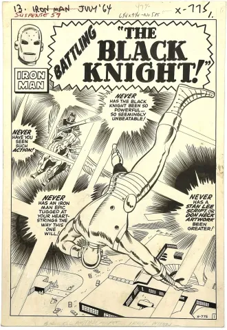 Tales of Suspense #59 p1 (Splash) (Black Knight)