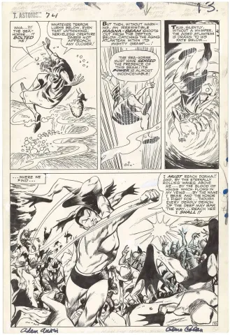 Tales to Astonish #74 p10 (½ Splash) (Large Art)