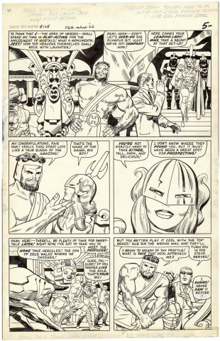 Thor #128 p5 (Large Art - Great Hercules page)