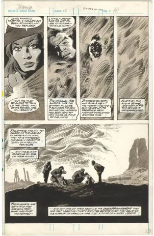 Tomb of Dracula #1 p23 (½ Splash)