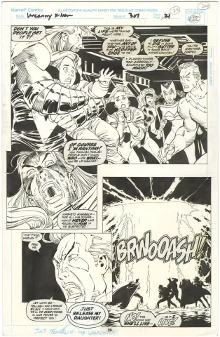 Uncanny X-Men #307 p29 (Half Splash)