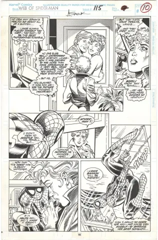 Web of Spider-Man #115 p10 (Signed)