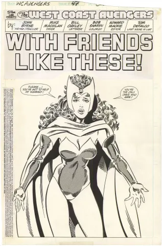 West Coast Avengers #47 p1 (John Byrne) (Splash)