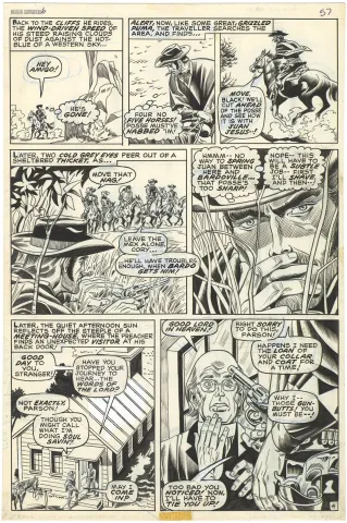 Western Gunfighters #6 p4 (Everett Art!)