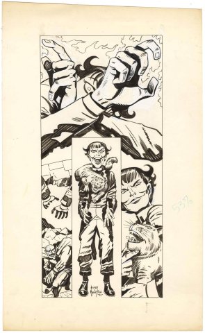 Who’s Who in the DC Universe #25 p32 (Jack Kirby - Kharion the Witchboy)(and Demon)