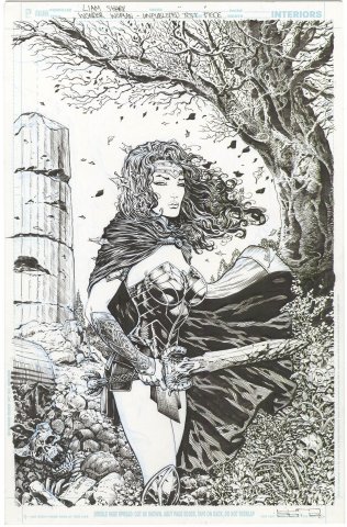 Wonder Woman Liam Sharp Tryout Cover (Signed)