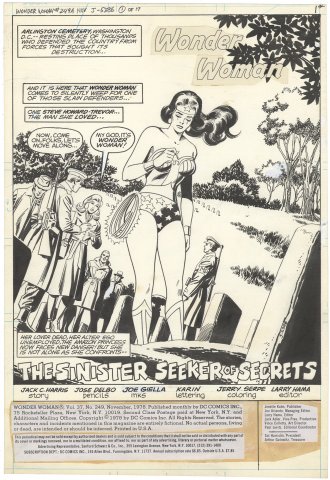 Wonder Woman #249 p1 Splash