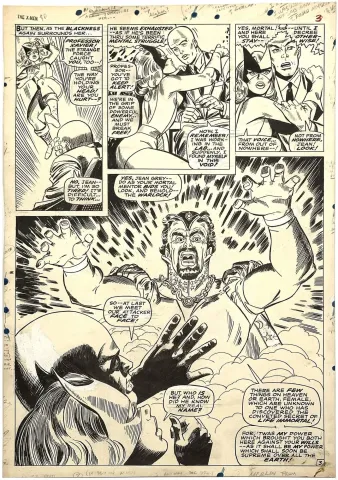 X-Men #30 p3 (⅔ Splash) (Large Art)