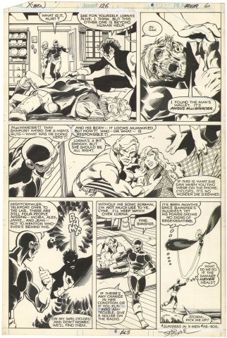 X-Men #126 p6 (Signed)