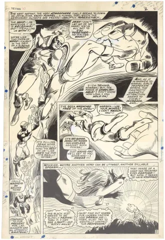 X-Men #30 p2 (⅔ Splash) (Large Art)