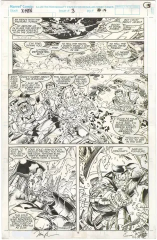 X-Men #3 p15 (Signed)