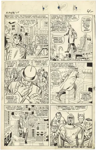 X-Men #11 p4 (First Stranger)