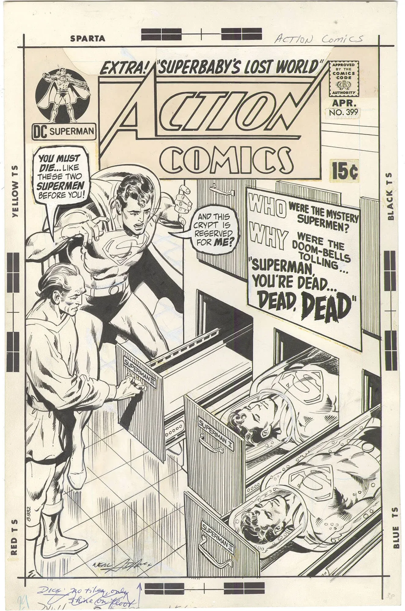 Action Comics #399 Cover (Signed)