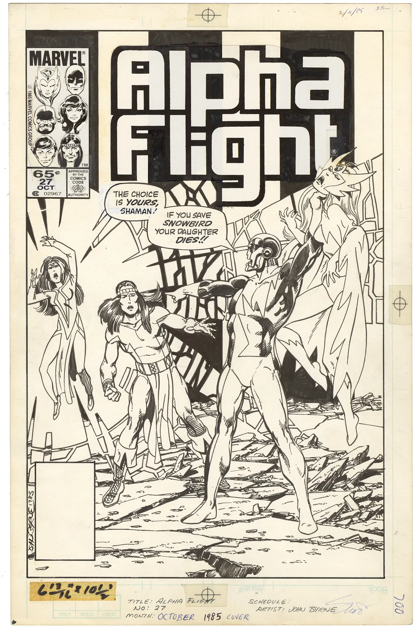Alpha Flight #27 Cover