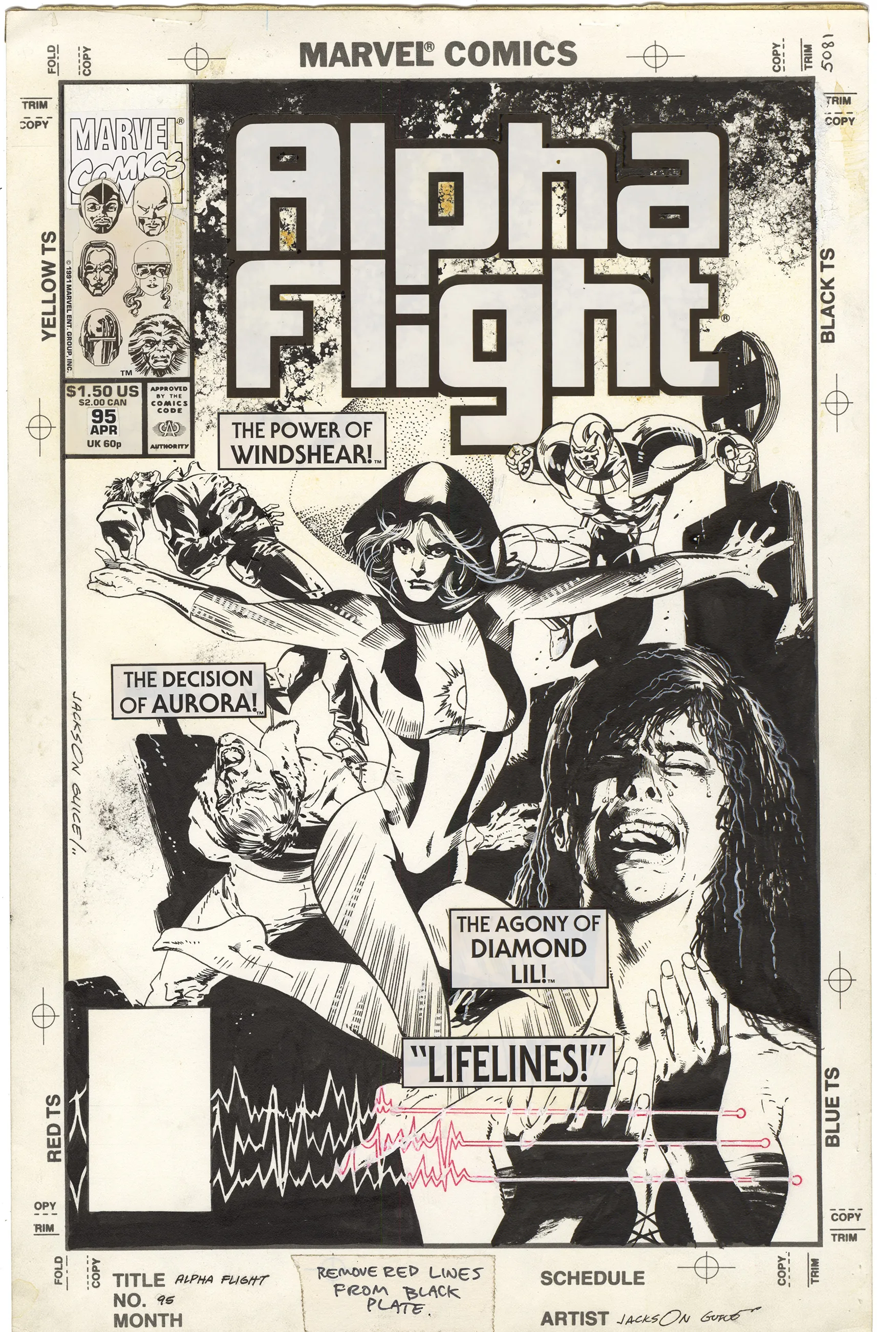 Alpha Flight #95 Cover