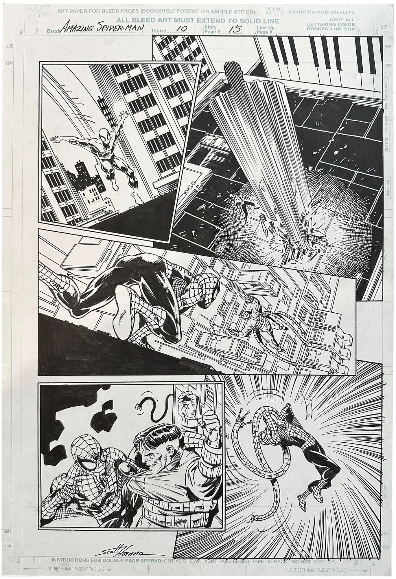 Amazing Spider-Man #10 P15 (Doc Ock) Comic Art