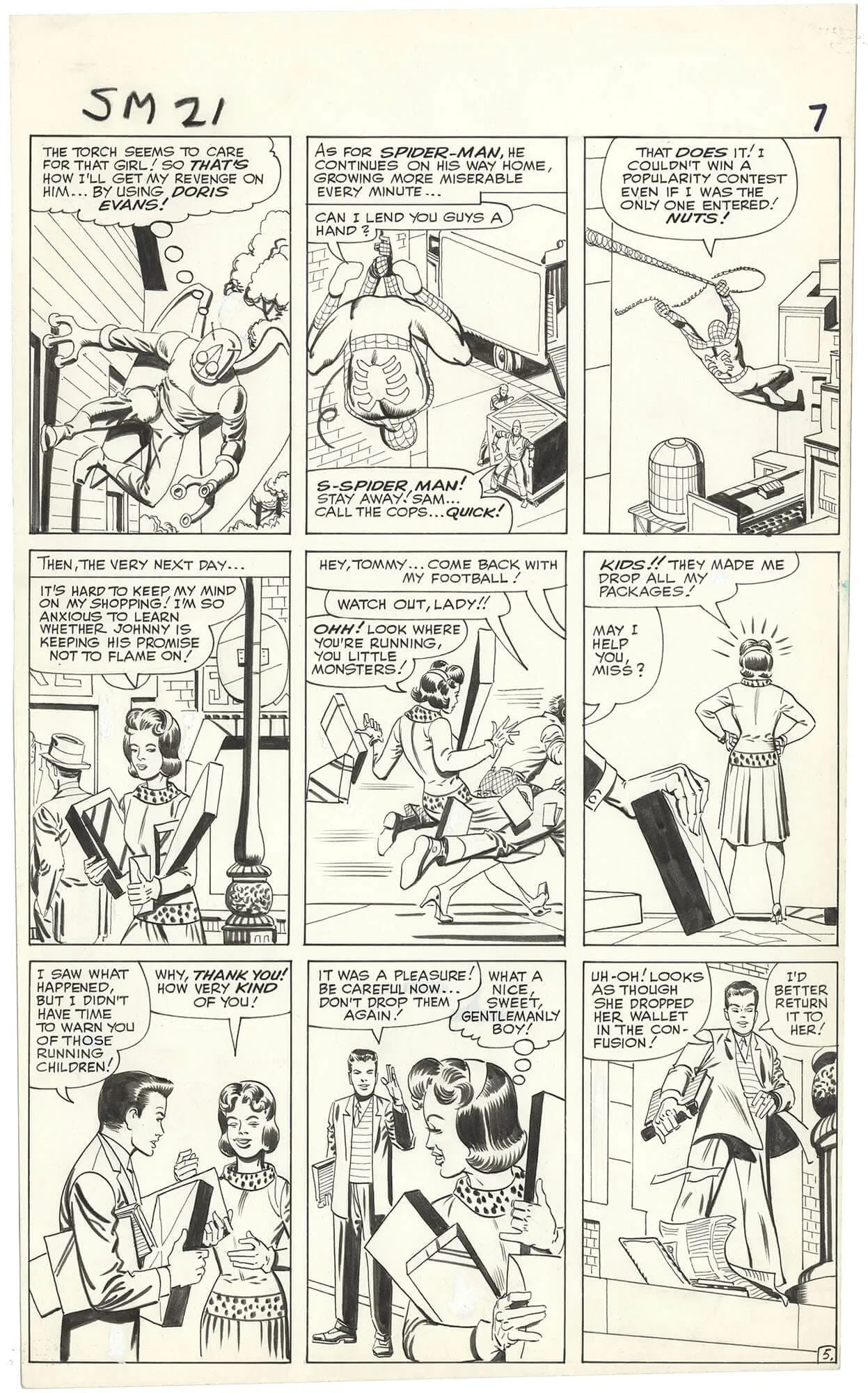 Amazing Spider-Man #21 P5 (Large Art) Comic Art