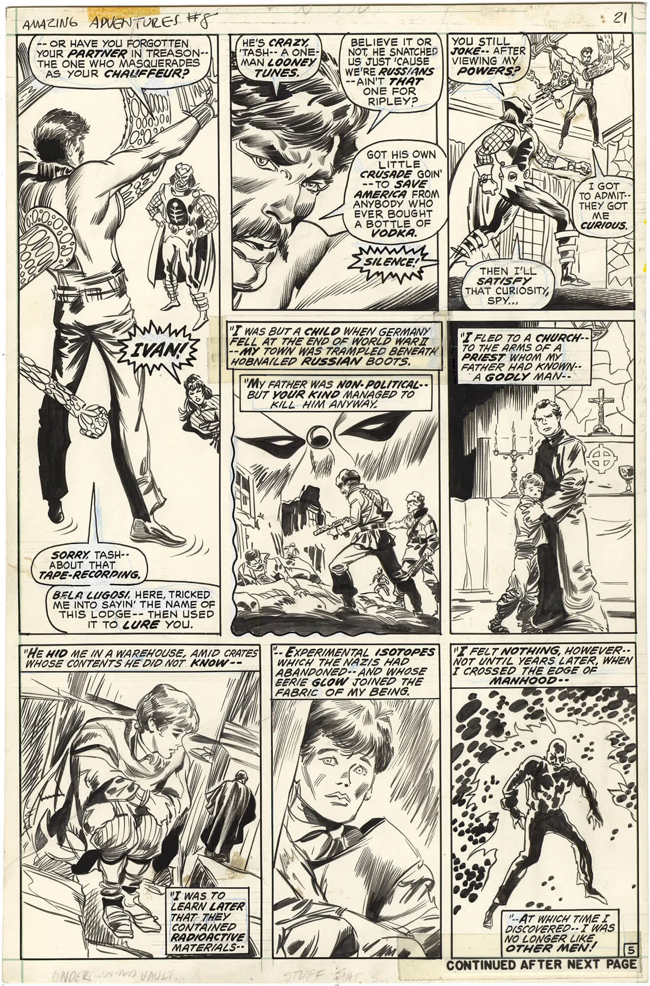 Amazing Adventures #8 p5 (Black Widow)