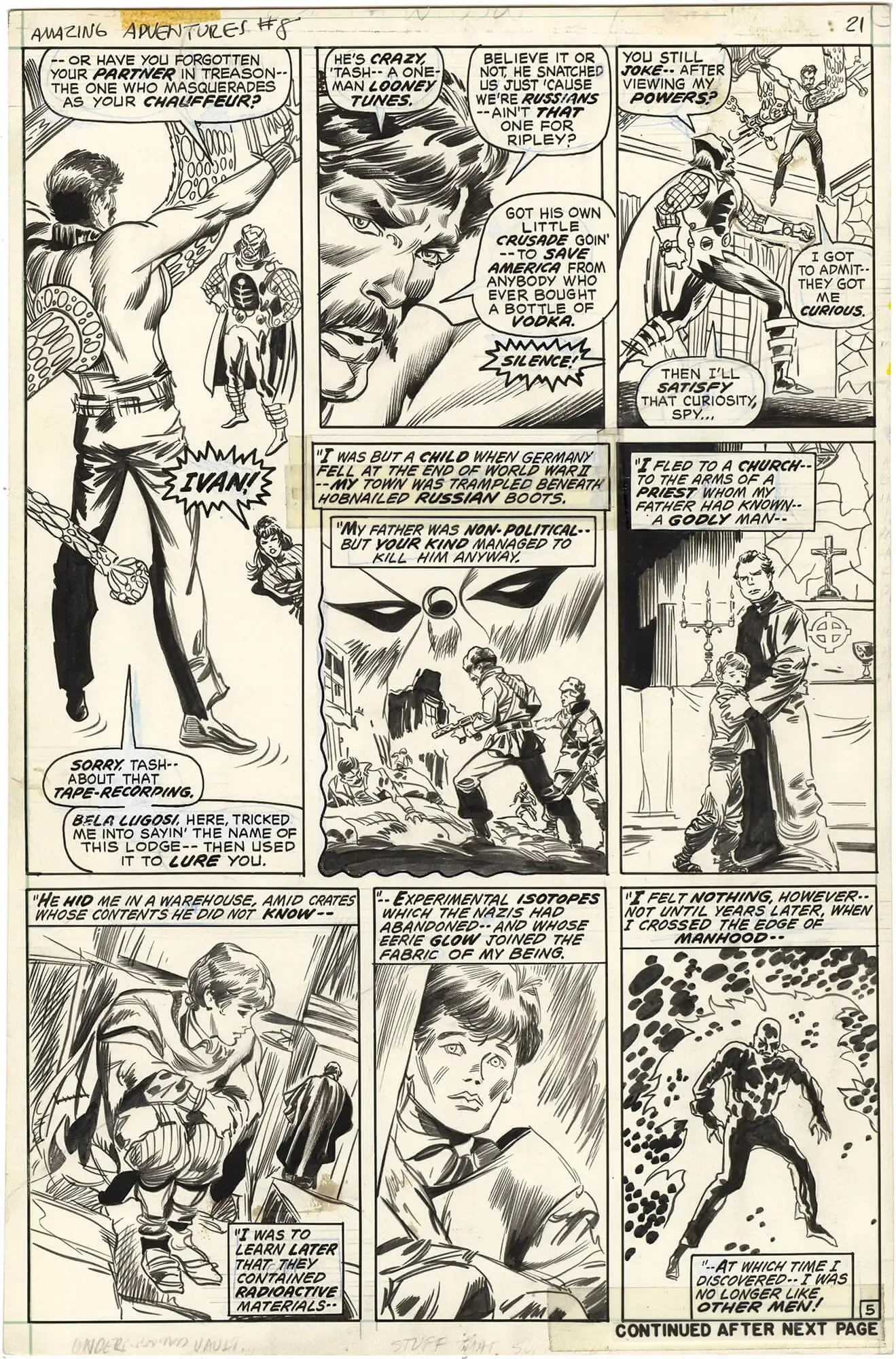 Amazing Adventures #8 p5 (Black Widow)