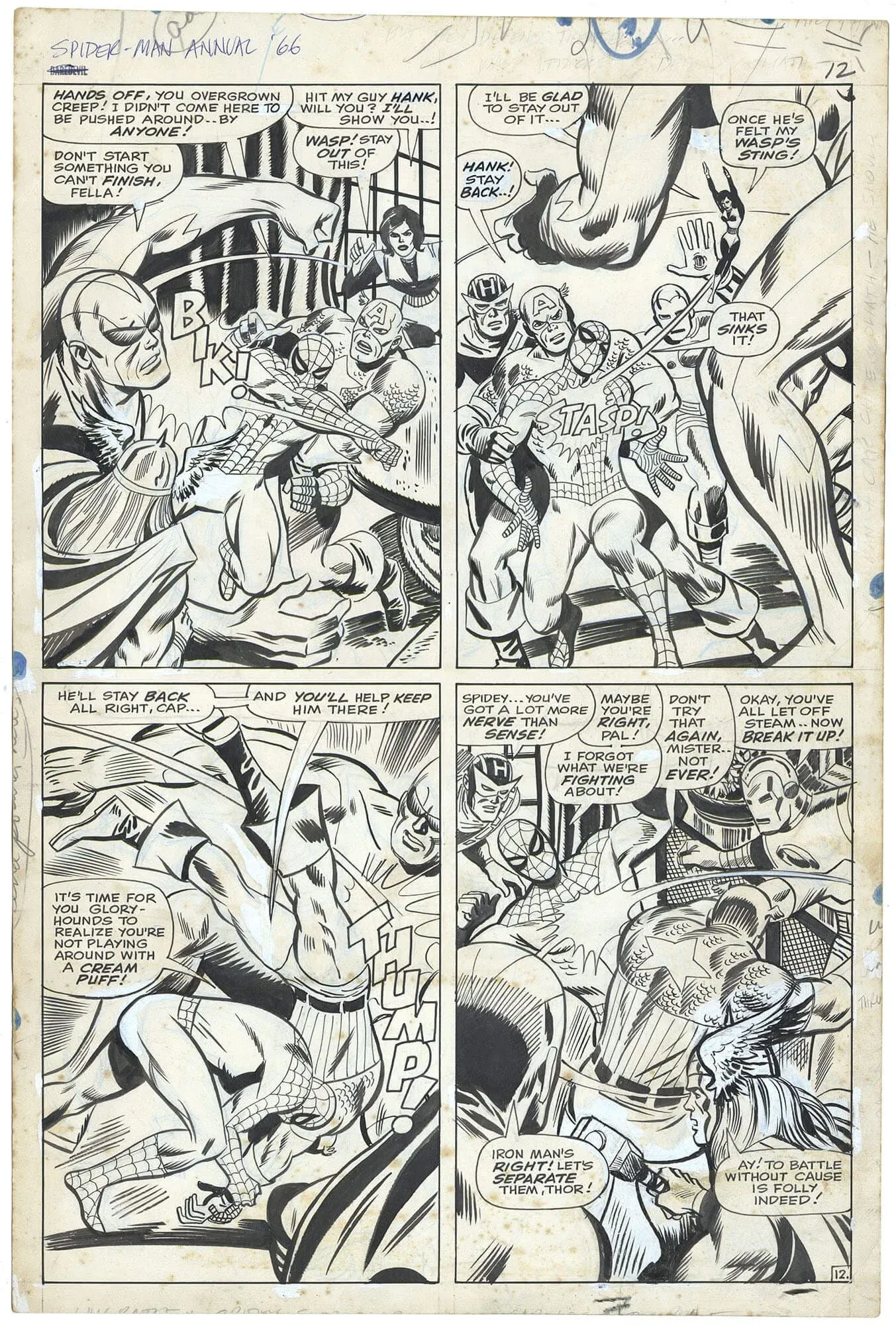 Amazing Spider-Man Annual #3 p12 (Large Art)