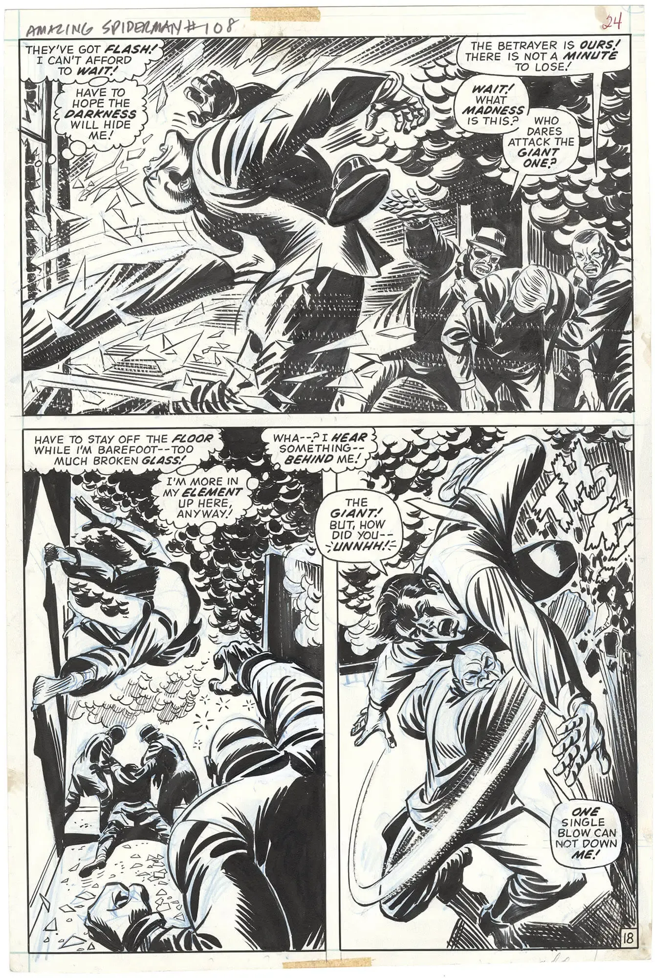 Amazing Spider-Man #108 p18 (½ Splash)