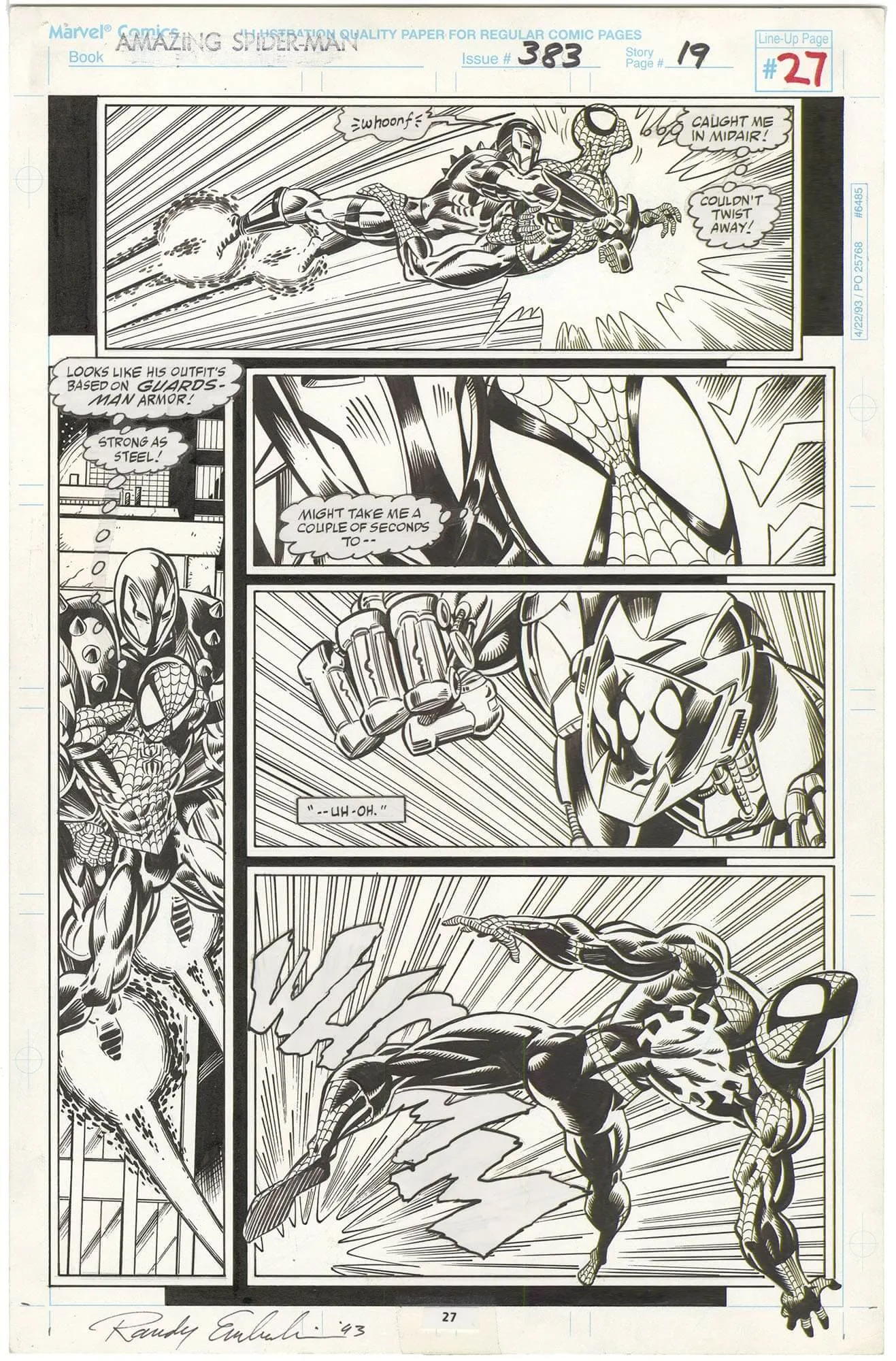 Amazing Spider-Man #383 P27 Comic Art
