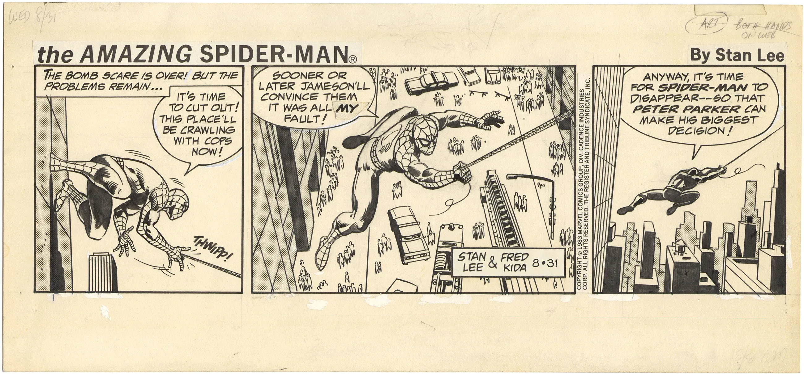 Amazing Spider-Man Strip (8/31/1983)