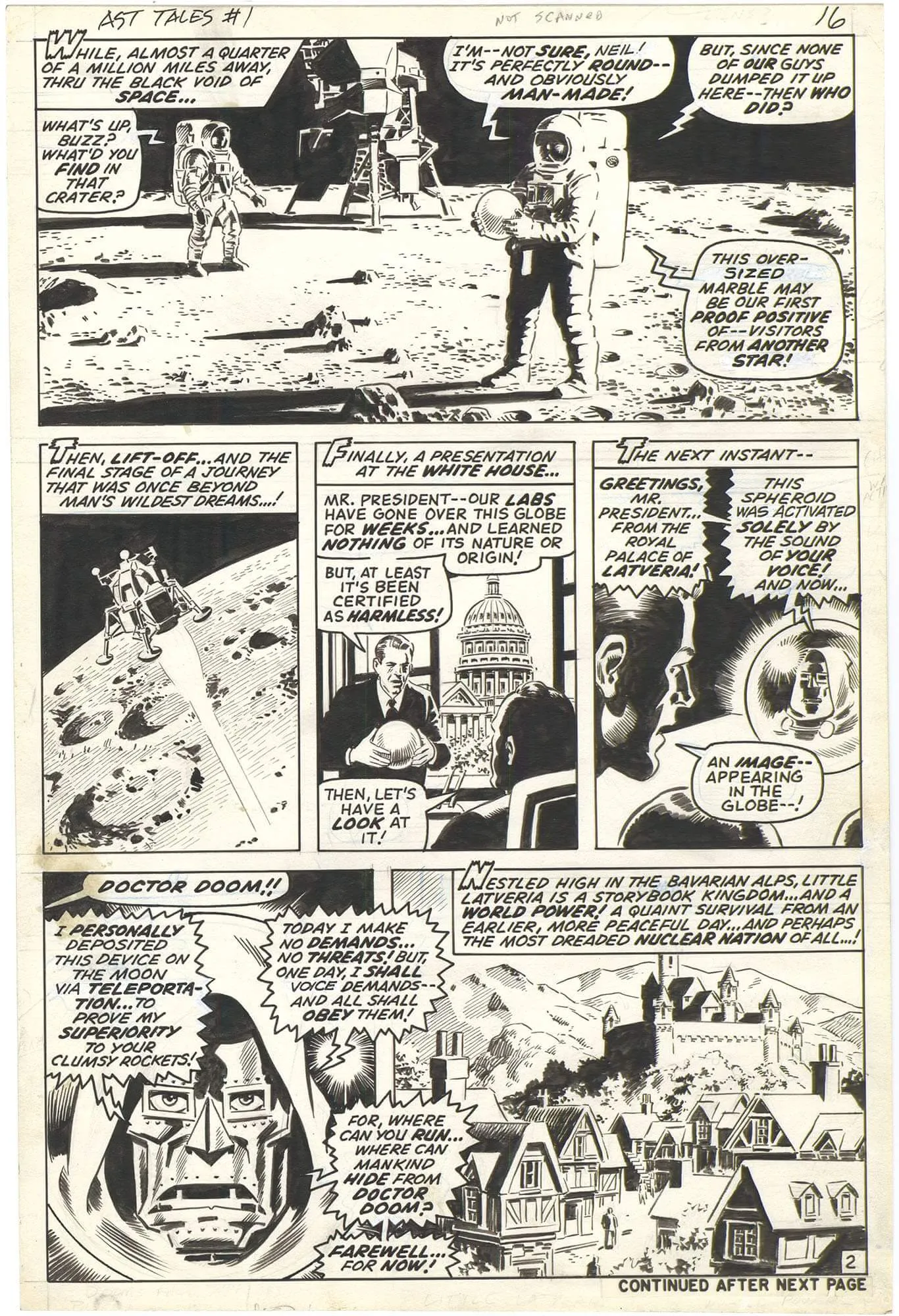 Astonishing Tales #1 P2 Comic Art