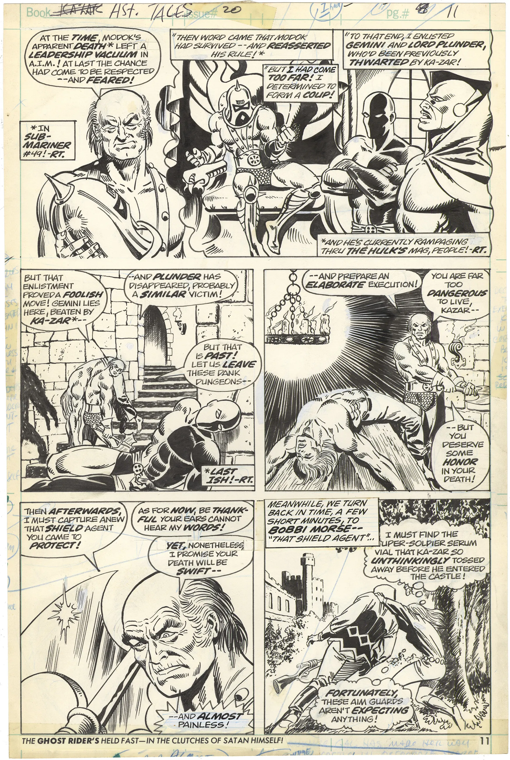 Astonishing Tales #20 p11 (Kazar)